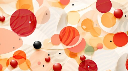 Abstract natural pattern. Minimal leaf flower plants simple shapes, eco agriculture concept.