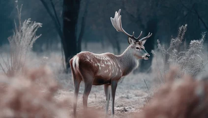  deer in the woods © lc design