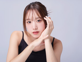 Fototapeta premium 女性の美容イメージ スキンケア コスメ 脱毛サロン
