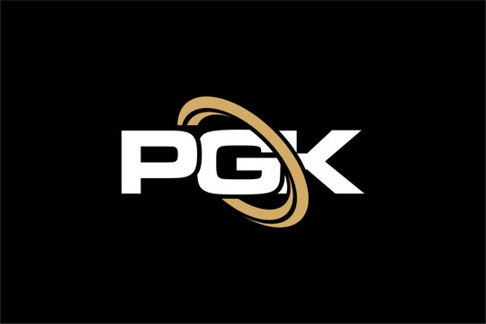 PGK creative letter logo design vector icon illustration