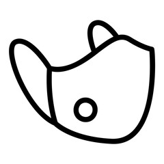 mask outline icon