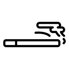 smoking outline icon