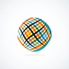 Abstract circle logo - minimalist emblem, timeless and universal shape of circle. Unique logo represent range of brands and concepts, encapsulating simplicity and creativity in single, iconic image