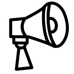 megaphone line icon