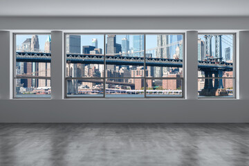 Downtown New York City Lower Manhattan Skyline Buildings. High Floor Window. Expensive Real Estate....