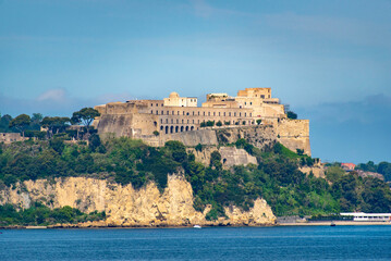 Aragonese Castle of Baia - Italy - obrazy, fototapety, plakaty
