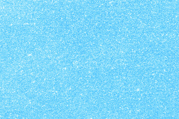 Blue glitter texture background.  New Year, Christmas and all celebration background concepts. 