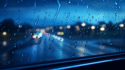 rain drops on window