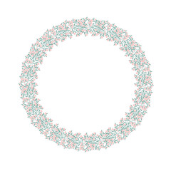 Elegant Flower Frame