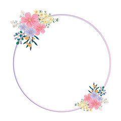 Elegant Flower Frame