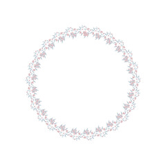 Elegant Flower Frame