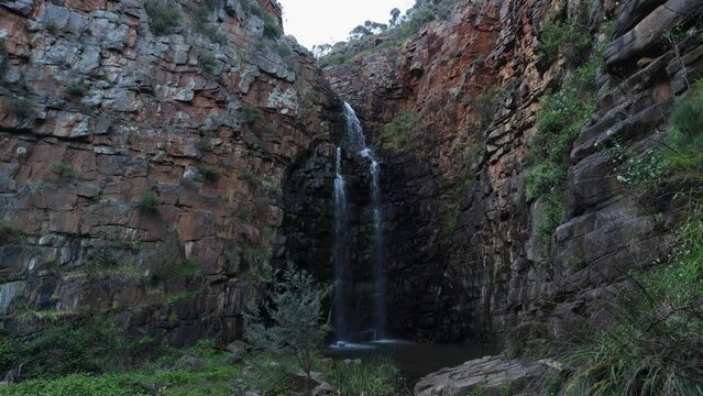 Beautiful view of Morialta Falls, Adelaide, Australia.