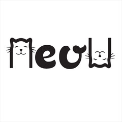 meow background inspirational positive quotes, motivational, typography, lettering design