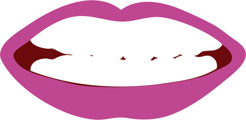 lips shape clipart