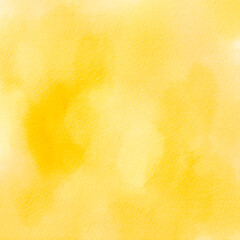 Yellow watercolor abstract background texture