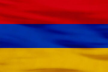 Fototapeta premium armenian flag armenia country red blue yellow stripes