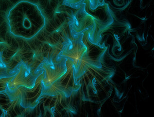 Imaginatory fractal abstract background Image