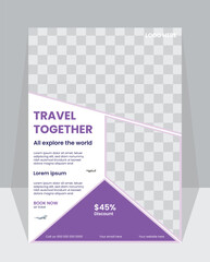 Traveling flyer template