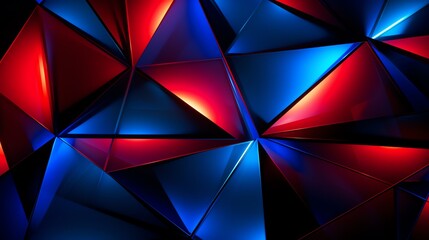 Futuristic abstract triangle polygonal background