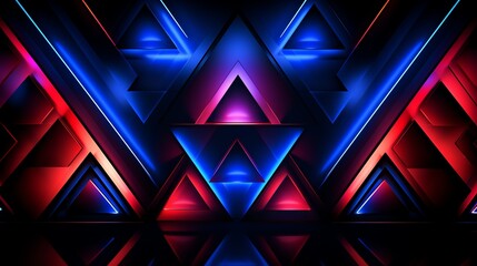 Futuristic abstract triangle polygonal background