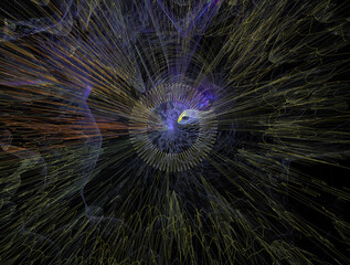 Obraz premium Imaginatory fractal abstract background Image