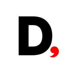 D brand name vector monogram.