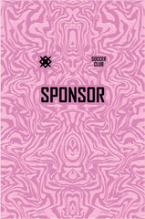 Vector soccer jersey for sublimation