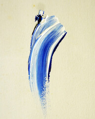 flick the Abstract   blue  oil color  painting  colorful  background 