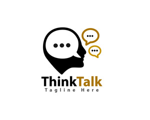 Love mind head logo icon symbol design template illustration inspiration