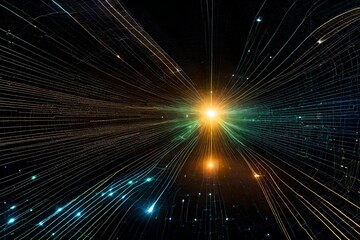 Obraz premium fractal realms abstraction