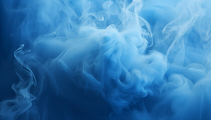 Wasserdampf blau hellblau weiß für Hintergrund oder Akzent - obrazy, fototapety, plakaty