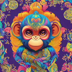 Fototapeta premium Baby Monkey 