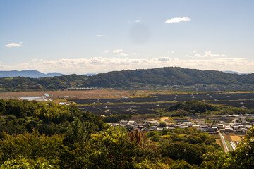 Fototapeta na wymiar 日本の岡山県のとても美しい瀬戸内海の風景