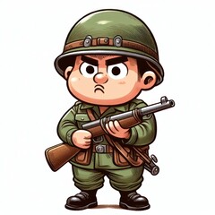 3d soldier with a gun