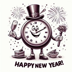 new year clock