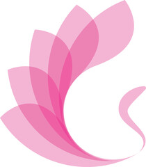 Vibrant Pink Logo Design Vector Art