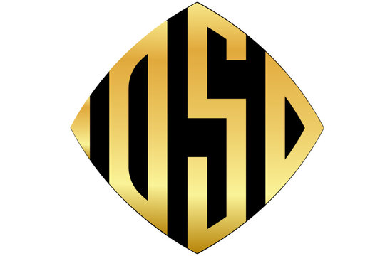 DSD, OSD,DS, SD, logo. Abstract initial monogram letter alphabet logo design