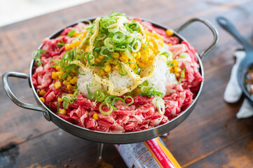 meat with vegetables　ペッパーランチ