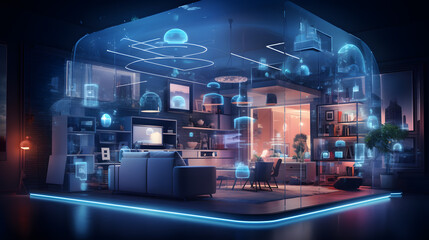 Digital Home Control: IoT Concept
