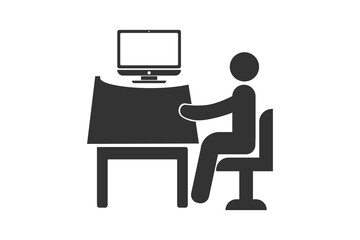 Businessman icon. Management men set vector ilustration.