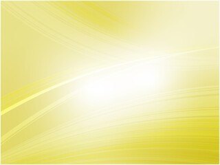 淡い波形空間のアブストラクト背景素材_黄色