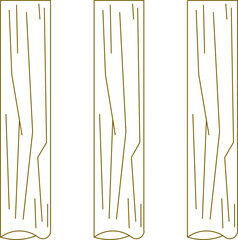 Vector sketch illustration of abstract wood element background pattern