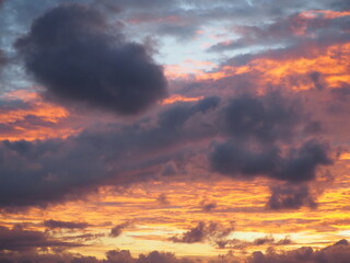 夕暮れの空