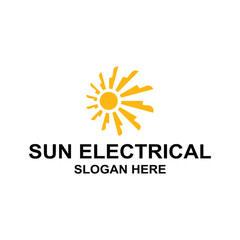 SUN AND ELECTRICAL SYMBOLS