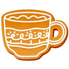 cup of coffee gingerbread