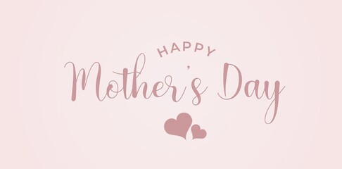Happy Mother's Day greeting card with a stunning Pink theme.