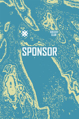 Vector soccer jersey for sublimation