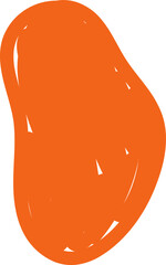 abstract shape element hand drawn