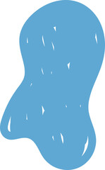 abstract shape element hand drawn