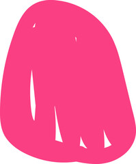 abstract shape element hand drawn